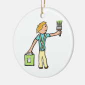 Schilderen en decorteren keramisch ornament (Links)