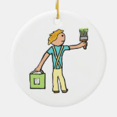 Schilderen en decorteren keramisch ornament (Achterkant)