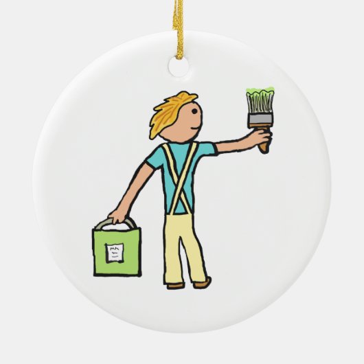 Schilderen en decorteren keramisch ornament (Achterkant)