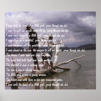 Schilderen en gedicht van Dale Candee "Mijn kleine Poster