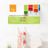 Schilderen en versieren van een stuurhutbord spandoek (Insitu)