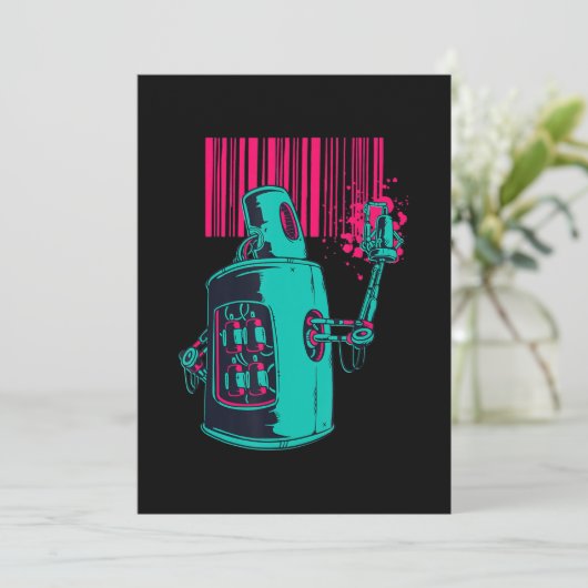 Schilderen | Grafi-streepjescode voor robotsproeie Kaart (Staand voorkant)