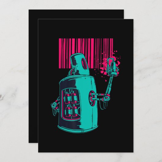 Schilderen | Grafi-streepjescode voor robotsproeie Kaart (Voorkant / Achterkant)