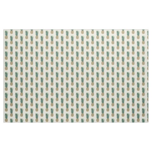 Schilderen hele rijpe ananas aangepaste stof (Yard (91,4 cm))