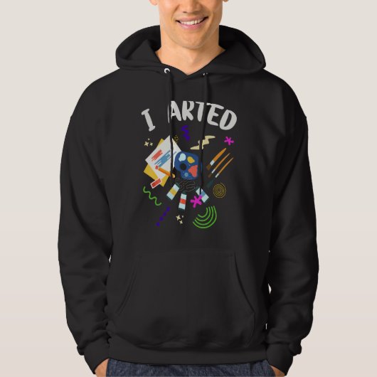 Schilderen I Kunst Hoodie (Voorkant)