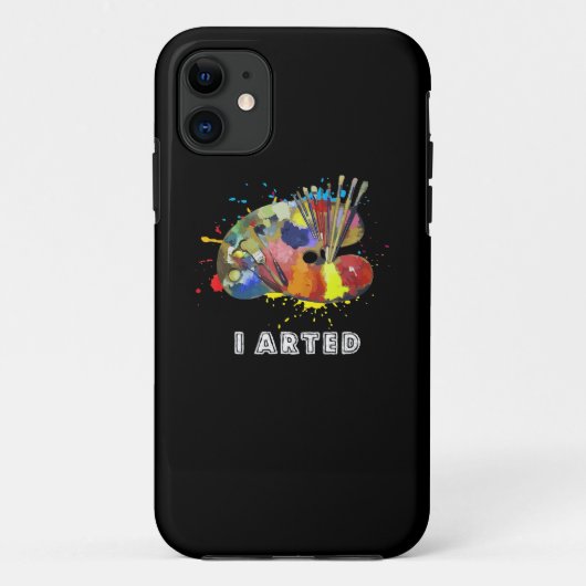 Schilderen|Ik heb Aunny Art Painter-schilderkunst  Case-Mate iPhone Case (Achterkant)
