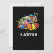 Schilderen|Ik heb Aunny Art Painter-schilderkunst  Kaart (Voorkant)