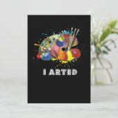 Schilderen|Ik heb Aunny Art Painter-schilderkunst  Kaart (Staand voorkant)