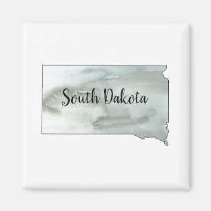 Schilderen in het kader van het South Dakota-staat Magneet