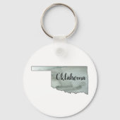 Schilderen in Oklahoma State Sleutelhanger (Voorkant)