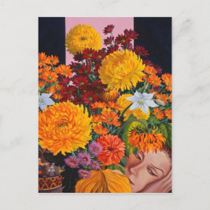 Schilderen in oktober 2005 briefkaart