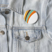 Schilderen in retrokleuren ronde button 5,7 cm (In situ)