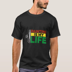 Schilderen is mijn levensschilderkunst Kunststof s T-shirt