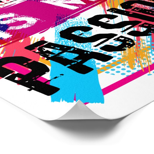 Schilderen is mijn passie artistieke schilderkunst poster (Hoek)