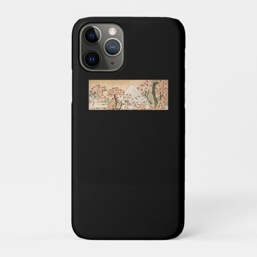 Schilderen | Japanse kunst berg kersenbloesem Case-Mate iPhone Case (Achterkant)