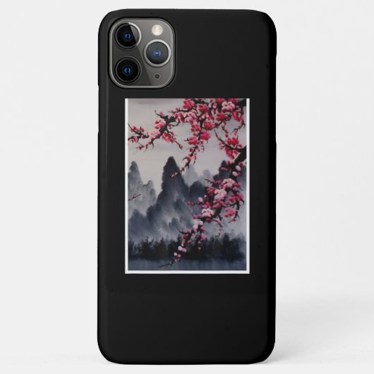 Schilderen | Japanse kunst Cherry Blossom Mountain Case-Mate iPhone Case (Achterkant)