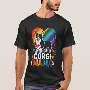 Schilderen Kleuren Corgi Mama - Corgi Mama T-shirt