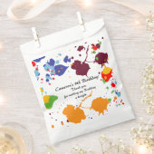 Schilderen Kleurrijk 9e Verjaardagsfeestje Bedankzakje (Geknipt)