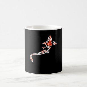 Schilderen  Koi Carp Minimale kunstschilderingen Koffiemok