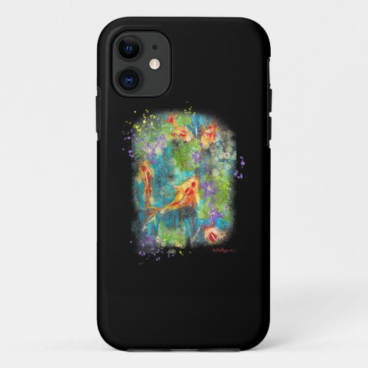 Schilderen|Koi Fish Painting Zen Japans verhit Case-Mate iPhone Case (Achterkant)