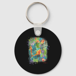 Schilderen Koi Fish Painting Zen Japans verhit Sleutelhanger