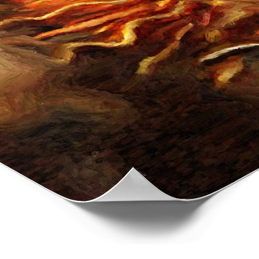 Schilderen : Lunar Loves Solar Poster (Hoek)