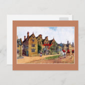  schilderen Lygon Arms Broadway art Briefkaart (Voorkant / Achterkant)