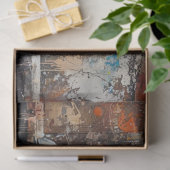 Schilderen Mannen bij Westerne Saloon Decoupage Tissuepapier (Geschenk)