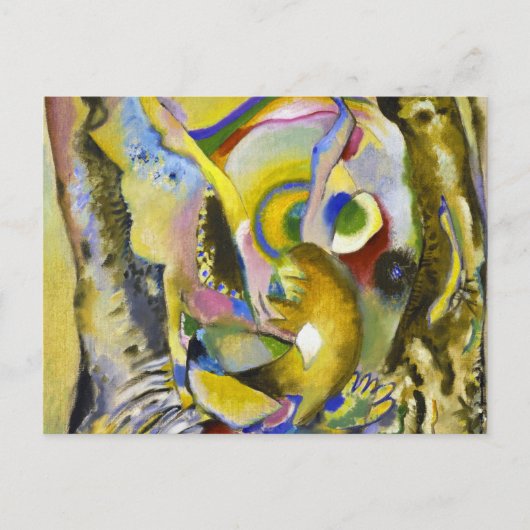 Schilderen met duidelijke achtergrond, 1916, gemaa briefkaart (Voorkant)