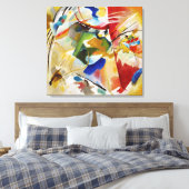 Schilderen met Green Center Wassily Kandinsky Canvas Afdruk (Insitu (Slaapkamer))
