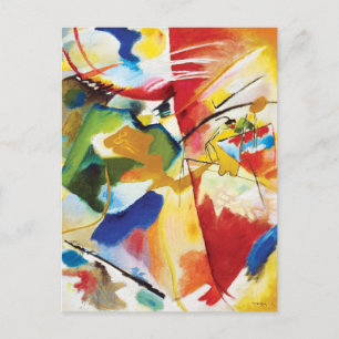 Schilderen met Groen Centrum door Wassily Kandinsk Briefkaart