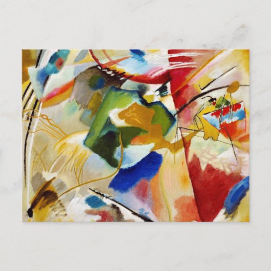 Schilderen met Groen Centrum door Wassily Kandinsk Briefkaart (Voorkant)