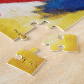 Schilderen met Groen Centrum door Wassily Kandinsk Legpuzzel (Zijkant)