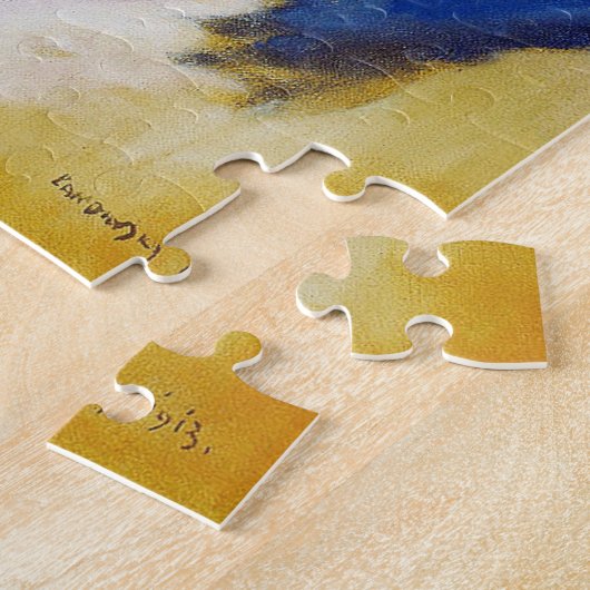 Schilderen met Groen Centrum door Wassily Kandinsk Legpuzzel (Zijkant)