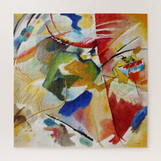 Schilderen met Groen Centrum door Wassily Kandinsk Legpuzzel (Verticaal)