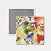 Schilderen met Groen Centrum door Wassily Kandinsk Magneet (Voorkant / Achterkant)