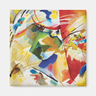 Schilderen met Groen Centrum door Wassily Kandinsk Magneet