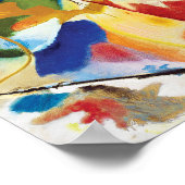 Schilderen met Groen Centrum door Wassily Kandinsk Poster (Hoek)