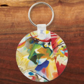 Schilderen met Groen Centrum door Wassily Kandinsk Sleutelhanger (Voorkant)
