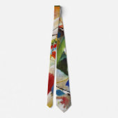 Schilderen met Groen Centrum door Wassily Kandinsk Stropdas (Achterkant)