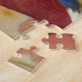 Schilderen met Groen Centrum | Kandinsky Legpuzzel (Zijkant)