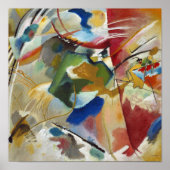 Schilderen met Groen Centrum | Kandinsky Poster (Voorkant)