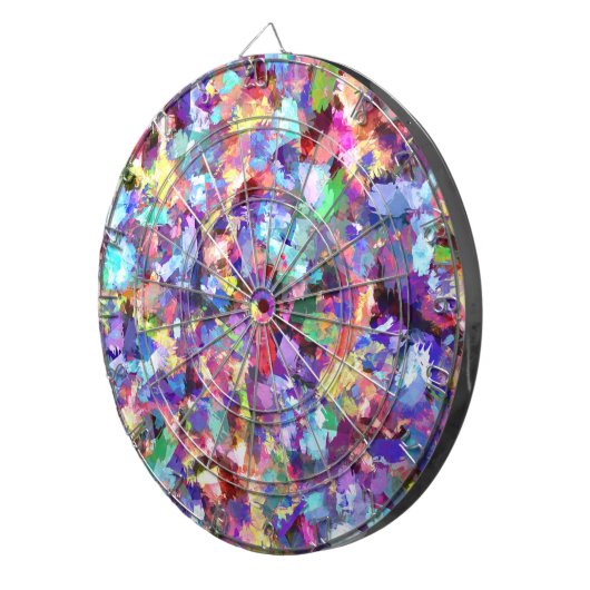 Schilderen met kleur dartbord (Voorkant Rechts)