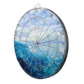 Schilderen met oceaangolven, schuim met zee dartbord (Voorkant Rechts)