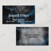 Schilderen met rook visitekaartje (Voorkant / Achterkant)