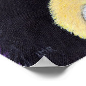 Schilderen met scared Tuxedo Cat en Cudly Duck Poster (Hoek)