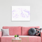 Schilderen met springpaarden canvas afdruk (Insitu (Woonkamer))