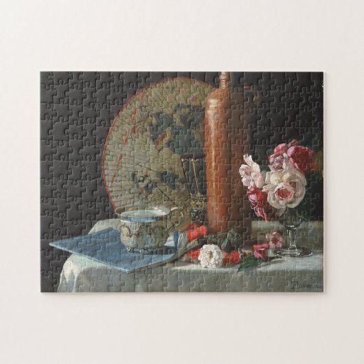 Schilderen met ventilatoren en rozen legpuzzel (Horizontaal)