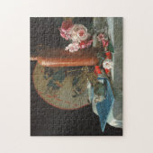 Schilderen met ventilatoren en rozen legpuzzel (Verticaal)