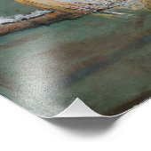 Schilderen met zwarte cichorei foto afdruk (Hoek)